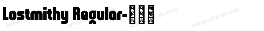 Lostmithy Regular字体转换
